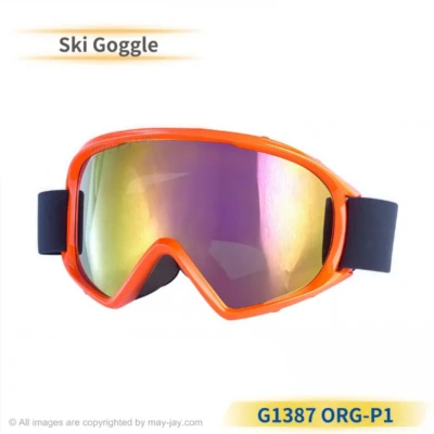 G1387 ORG-P1 Ski Goggles